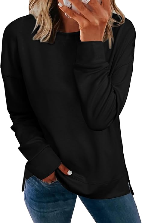 Ladies Premium Cozy Everyday Plain Sweatshirt