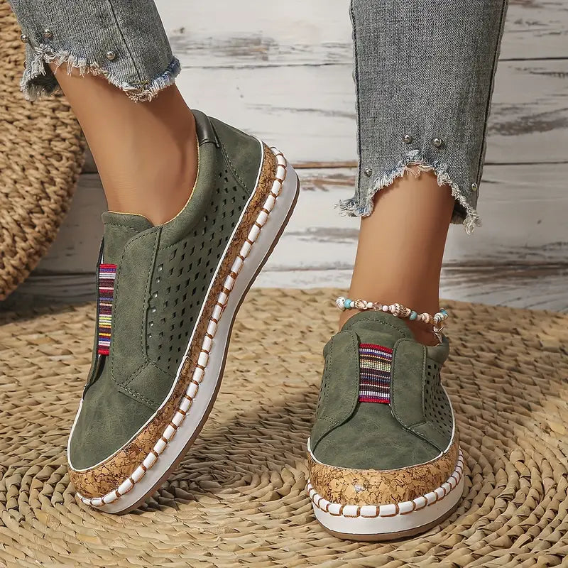 Effortless Comfort Women's Elastic Loafers