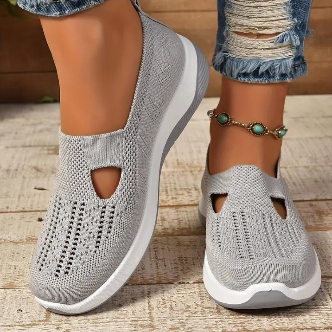 Women’s Orthopedic Slip-On Sneakers – Supportive Stylish All-Day Wear