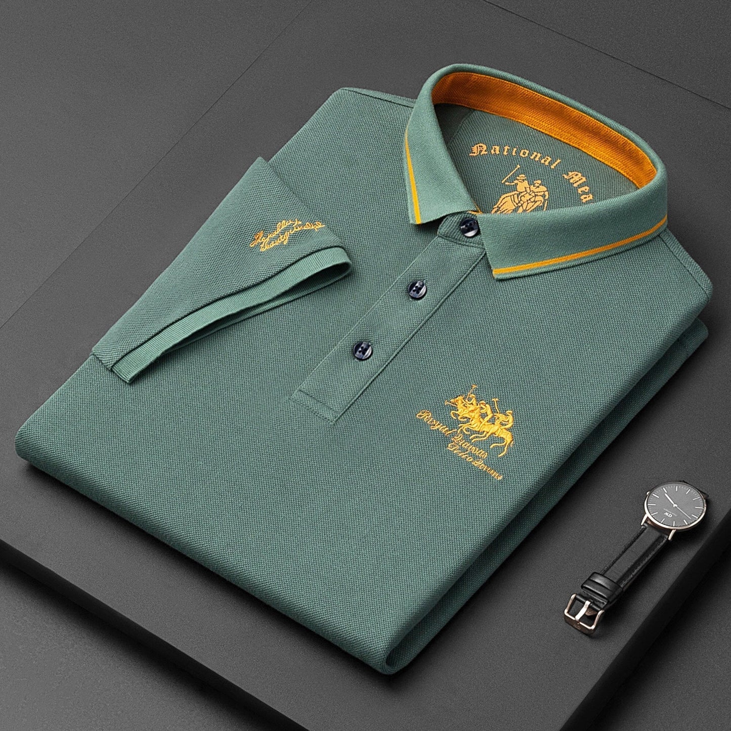 Men’s Signature Tailored Stitched Polo Shirt