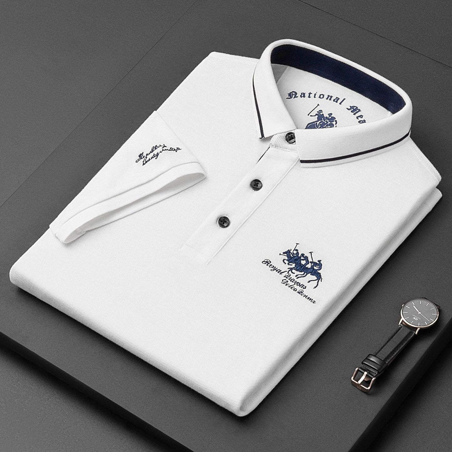 Men’s Signature Tailored Stitched Polo Shirt