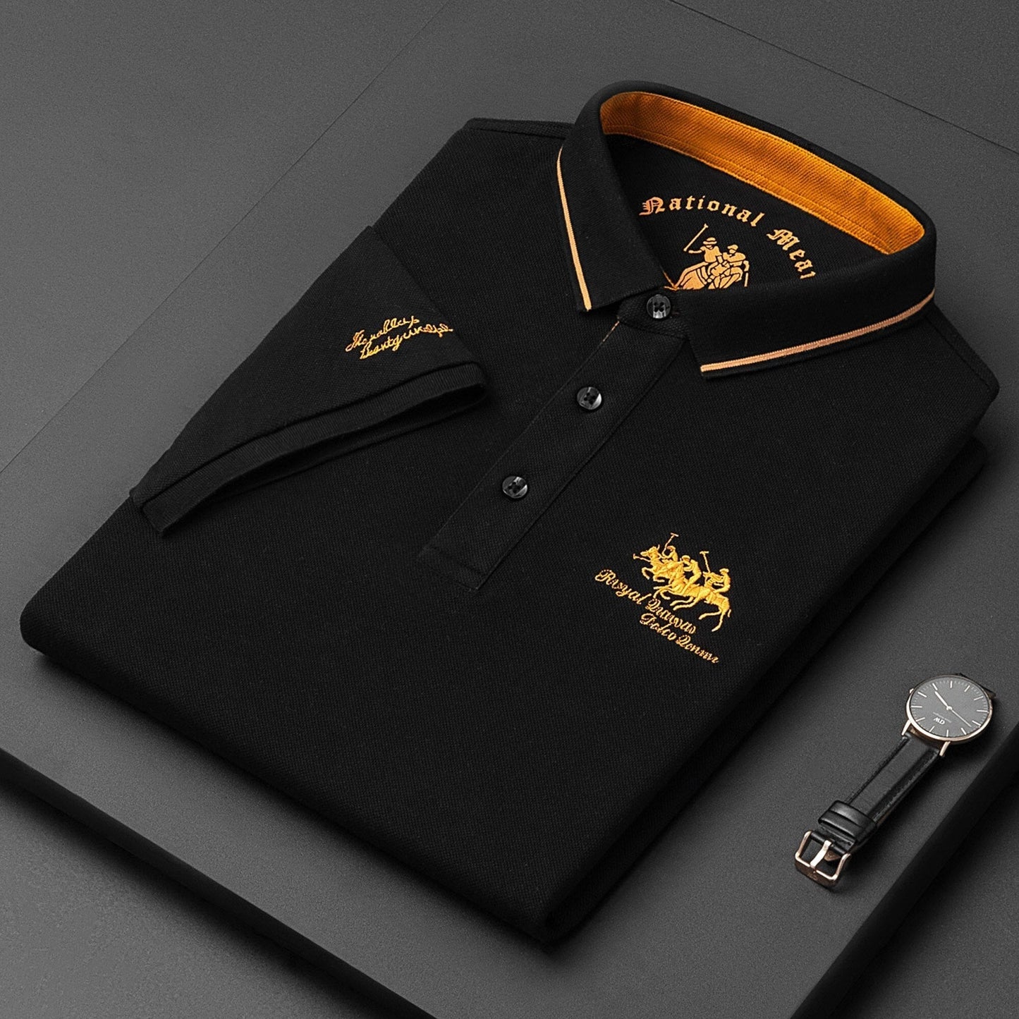 Men’s Signature Tailored Stitched Polo Shirt