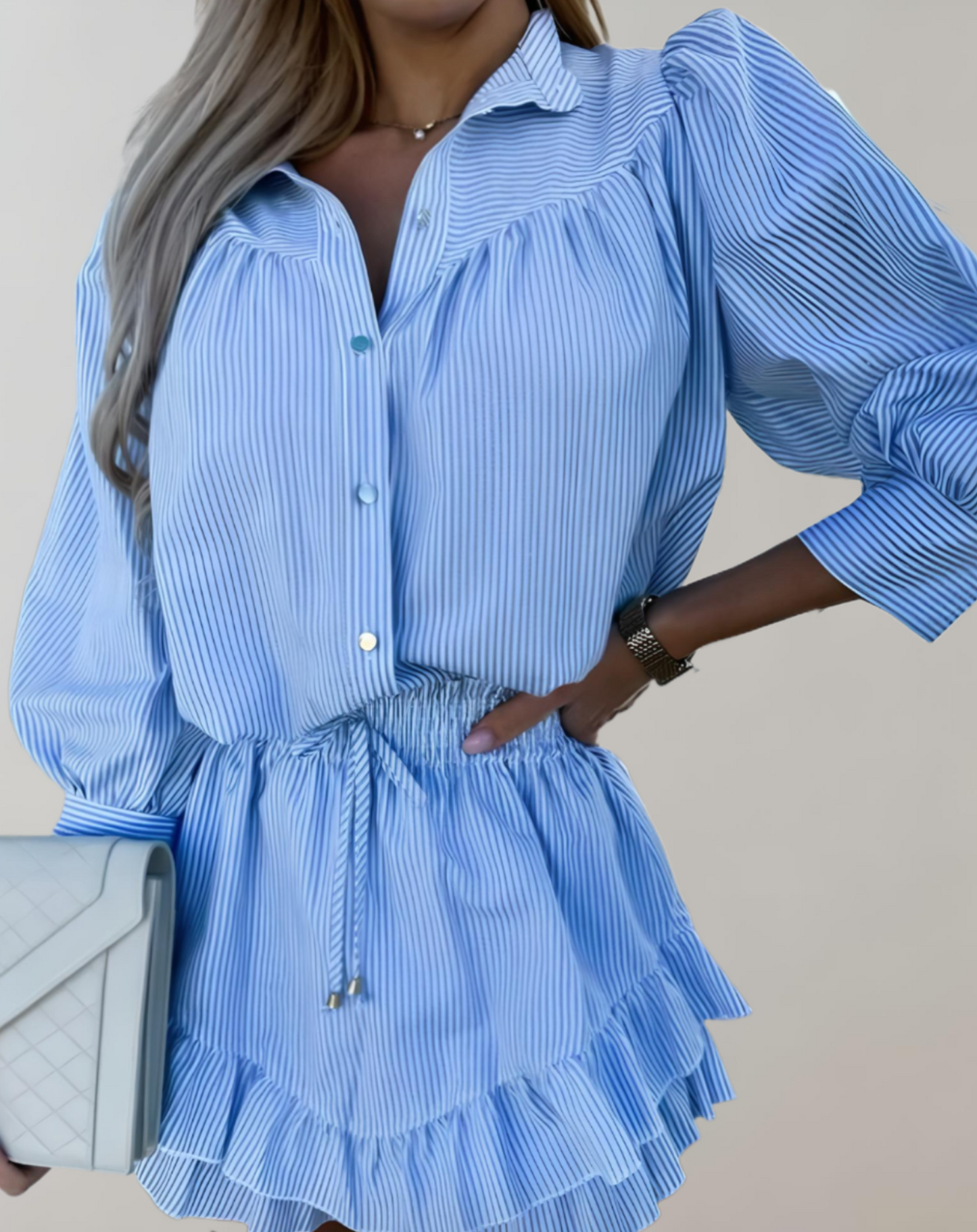 Chic Two Piece Coordinated Women Outfit