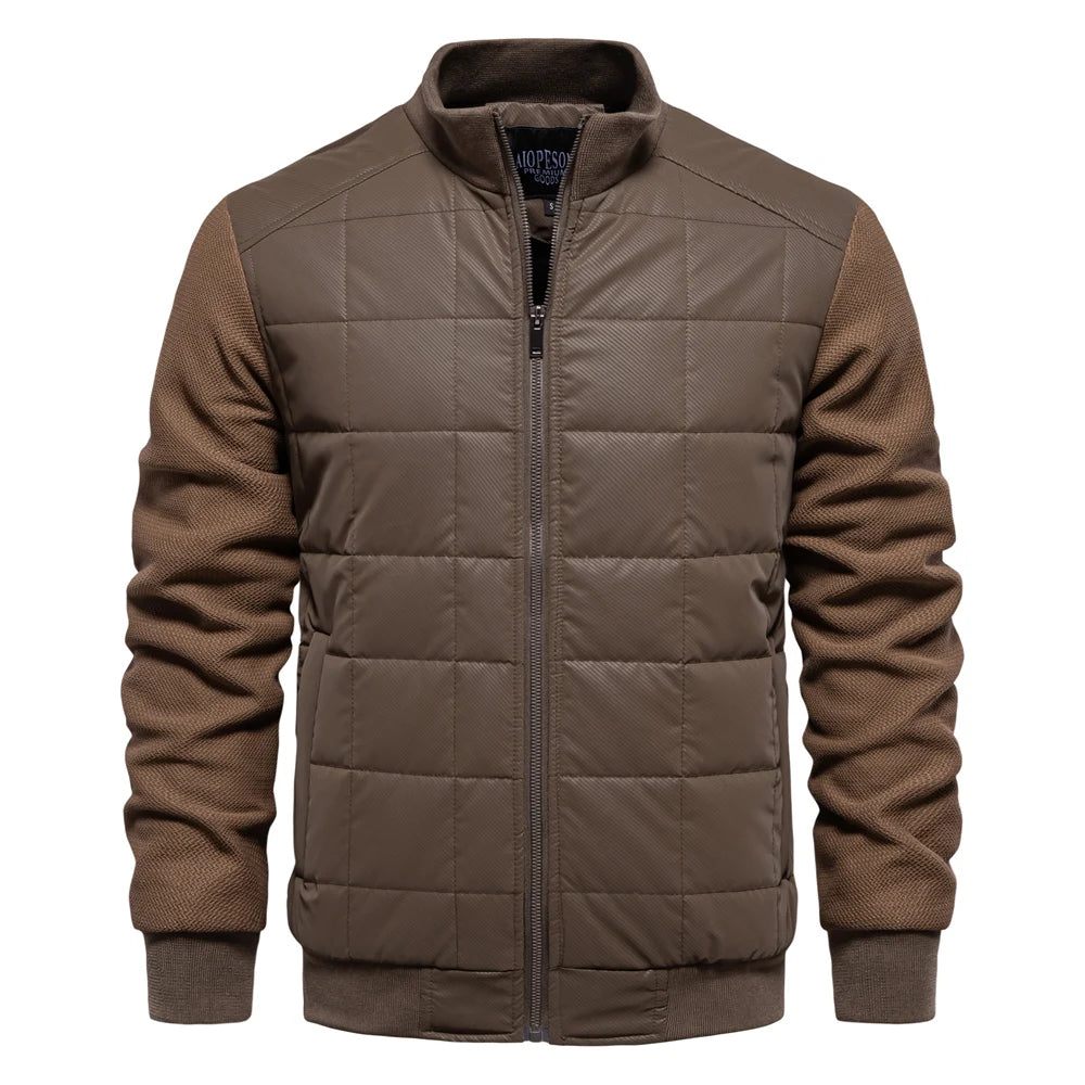 Men's Warm Stylish Fleece Plaid Jacket