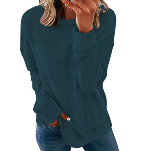 Ladies Premium Cozy Everyday Plain Sweatshirt