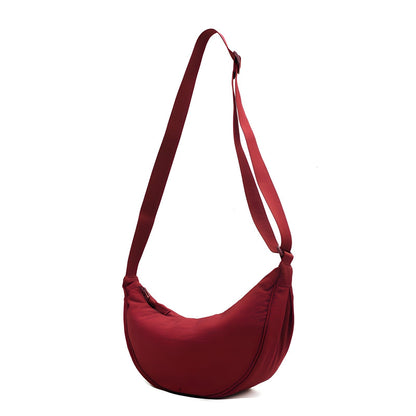 Versatile Crescent Crossbody Bag for Women