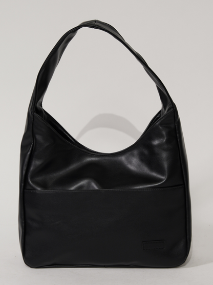 Spacious Leather Shoulder Bag for Women