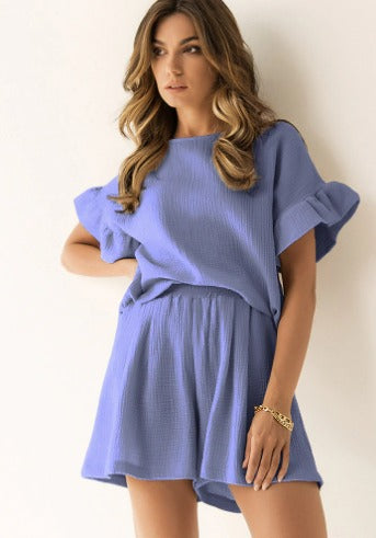 Ladies Relaxed Two Piece Lounge Set