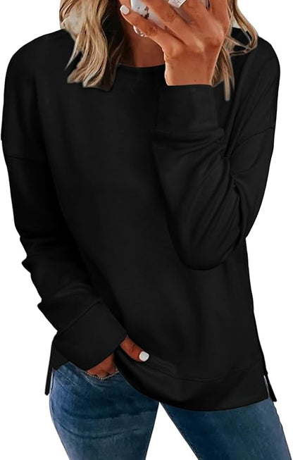Ladies Premium Cozy Everyday Plain Sweatshirt