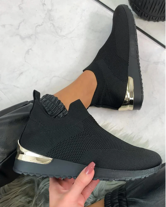 Women's Elastic Breathable Slip On Comfortable Sneakers