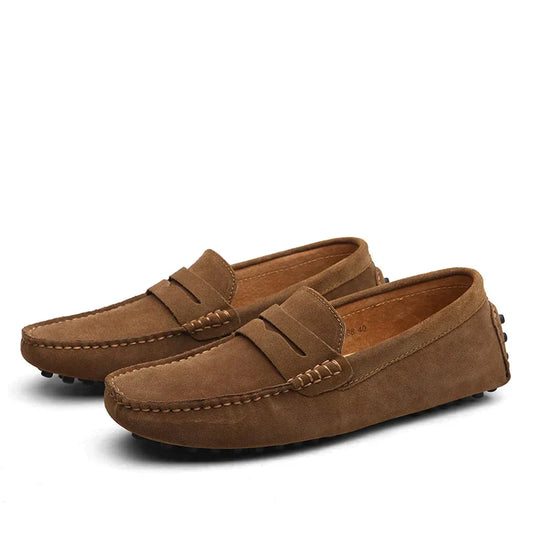 Men's Sophisticated Italian Style Suede Loafers