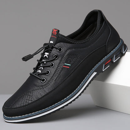 Men's Durable Flexible Classic Leather Formal Sneakers