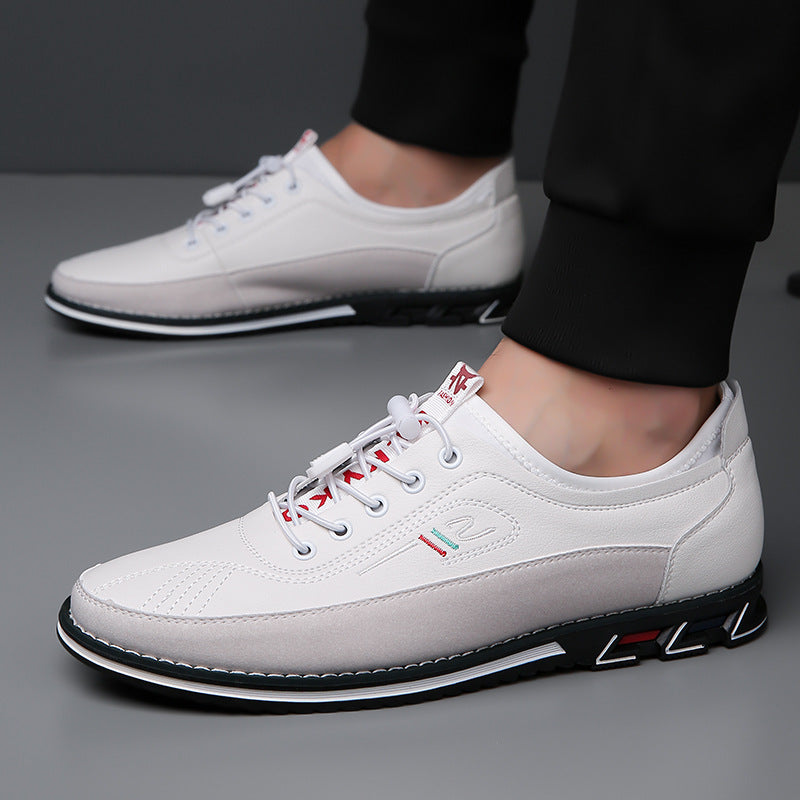 Men's Durable Flexible Classic Leather Formal Sneakers