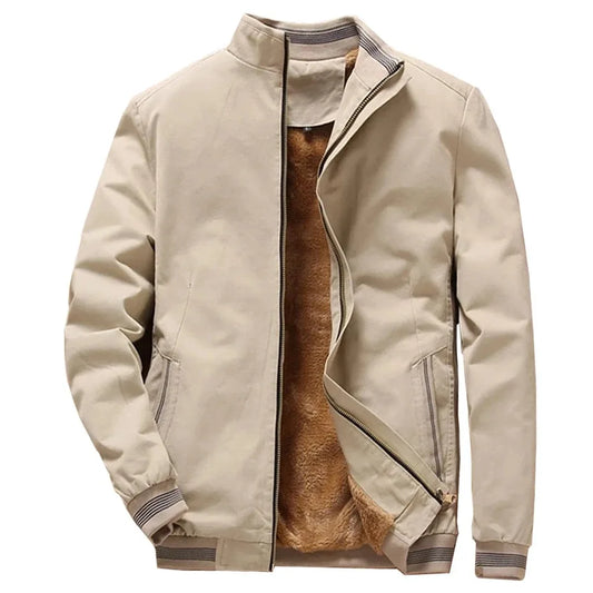 Men's Warm Stylish Aviator Fleece Jacket