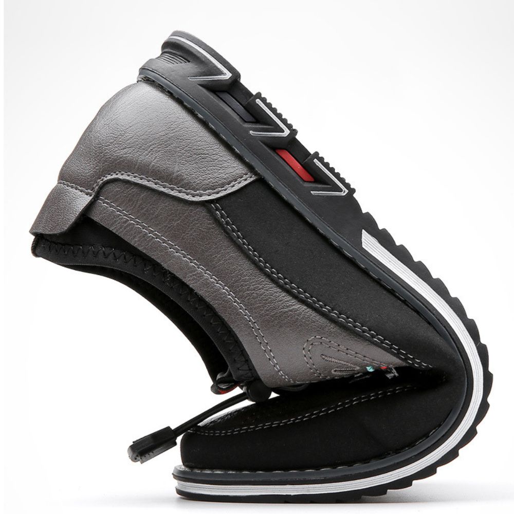 Men's Durable Flexible Classic Leather Formal Sneakers