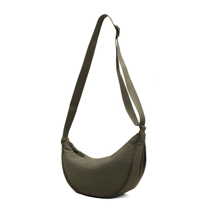 Versatile Crescent Crossbody Bag for Women