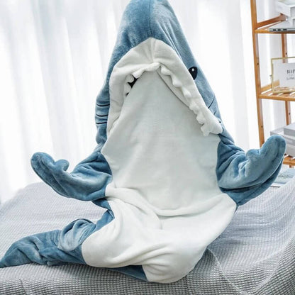 Soft Wide Fit Shark Design Onesie Outfit