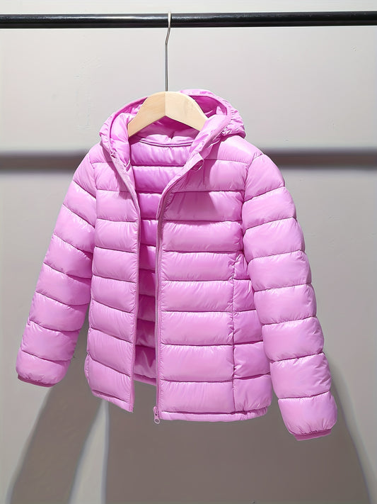 Girl’s Warm Hooded Casual Winter Jacket