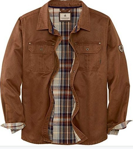 Men's Softly Lined Waxed Canvas Trucker Jacket