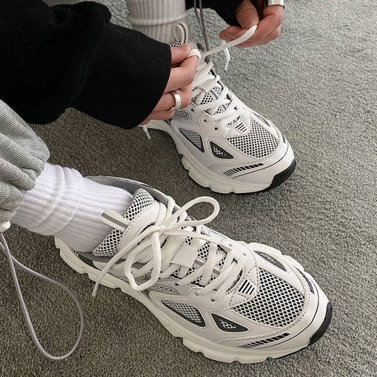 Men’s Breathable Mesh Cushioning Sports Sneakers